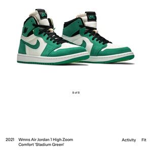 Wmns Air Jordan 1 High Zoom Comfort 'Stadium Green'